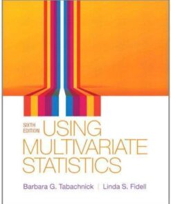 Using Multivariate Statistics 6Th Edition