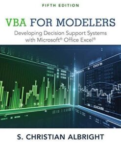 VBA For Modelers 5Th Edition