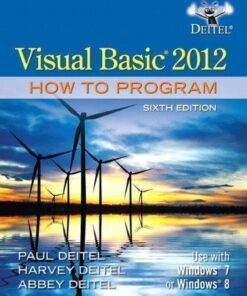 Visual Basic 2012 How To Program 6Th Edition