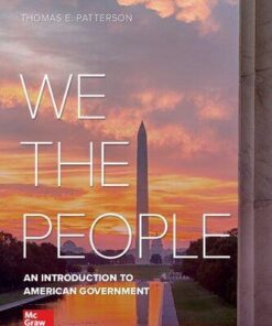 We The People An Introduction To American Government 13Th Edition