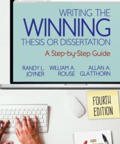 Writing The Winning Thesis Or Dissertation A Step
